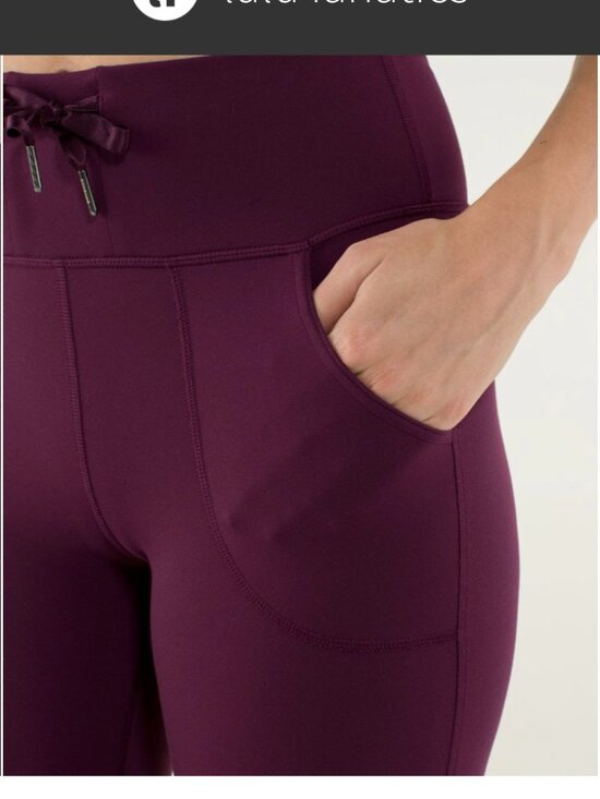 Pants - Lululemon Align Pants With Pockets in a dark burgundy color. Size 4